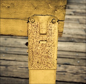Face in yellow
